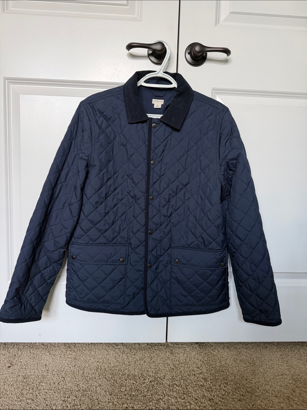 Crewcuts Navy Quilted Kids Jacket